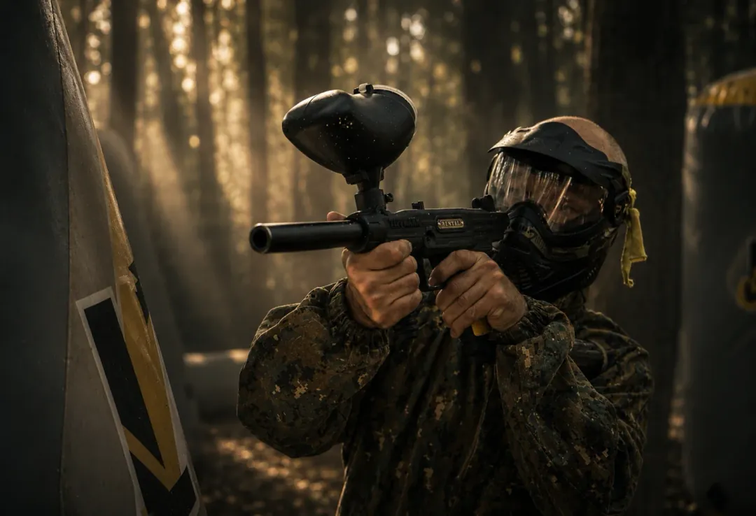 Paintball, postup v krytu
